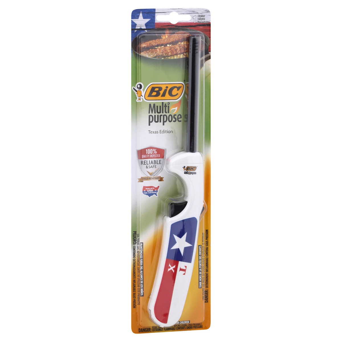 slide 9 of 9, BIC Multi-Purpose Texas Edition Lighter 1 ea, 1 ct