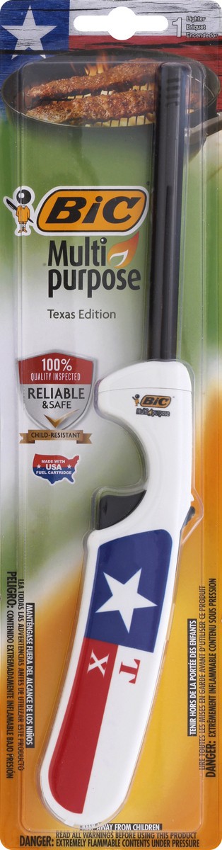slide 3 of 9, BIC Multi-Purpose Texas Edition Lighter 1 ea, 1 ct