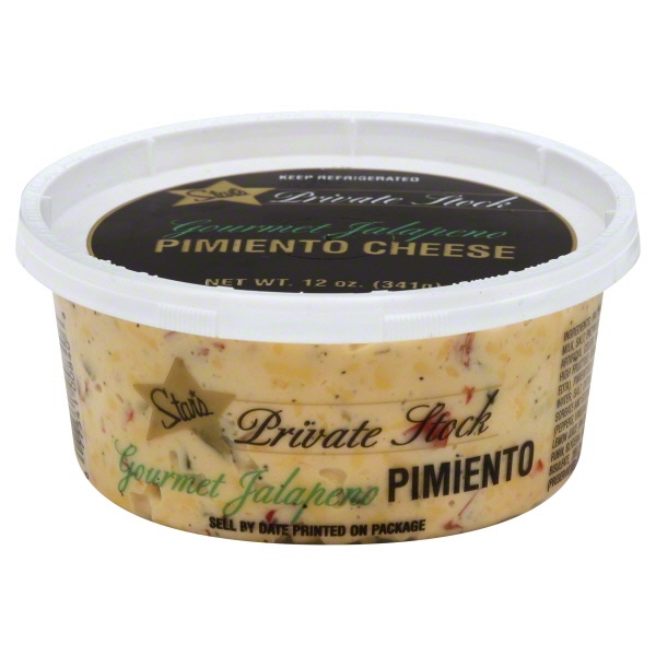 slide 1 of 1, Star's Private Stock Pimiento Cheese Gourmet Jalepeno, 12 oz