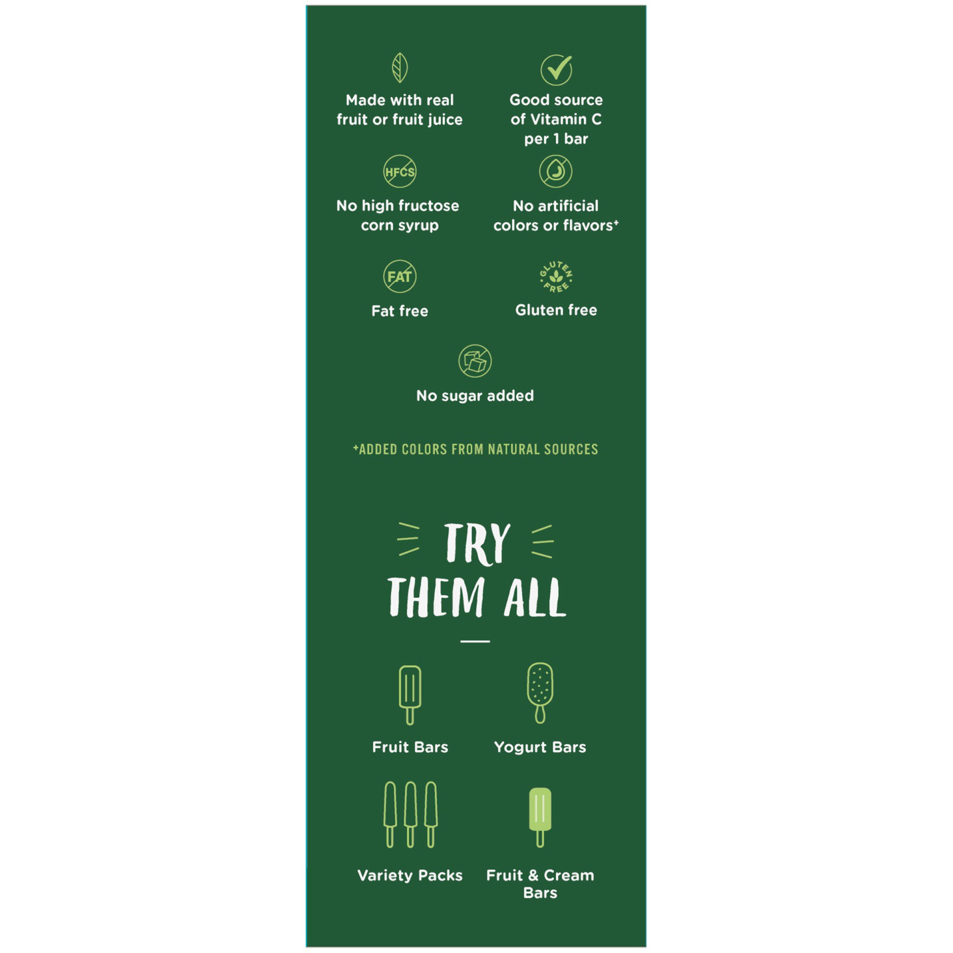 slide 6 of 6, Edy's Outshine Fruit Ice Bars No Sugar Added Strawberry / Tangerine /Raspberry, 12 ct