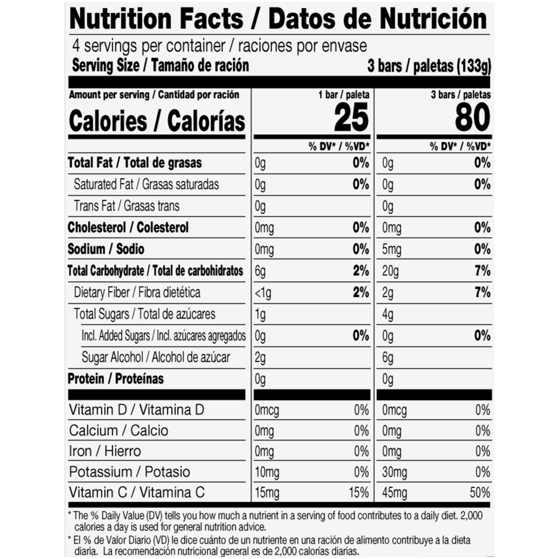 slide 5 of 6, Edy's Outshine Fruit Ice Bars No Sugar Added Strawberry / Tangerine /Raspberry, 12 ct