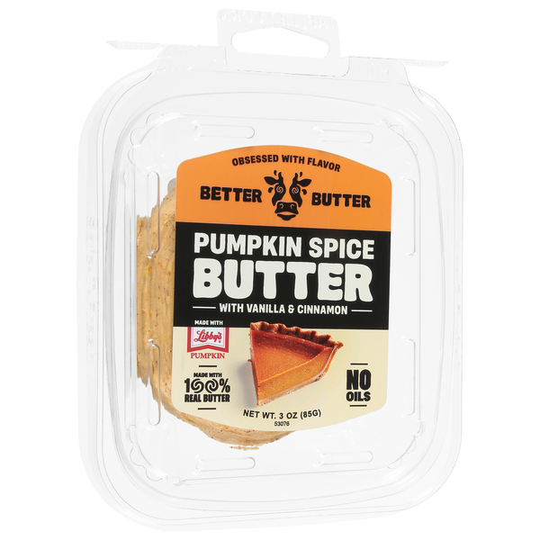 slide 1 of 1, Better Butter Butter, With Vanilla & Cinnamon, Pumpkin Spice, 3 oz