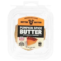 Better Butter Pumpkin Spice Butter with Vanilla & Cinnamon 3 oz