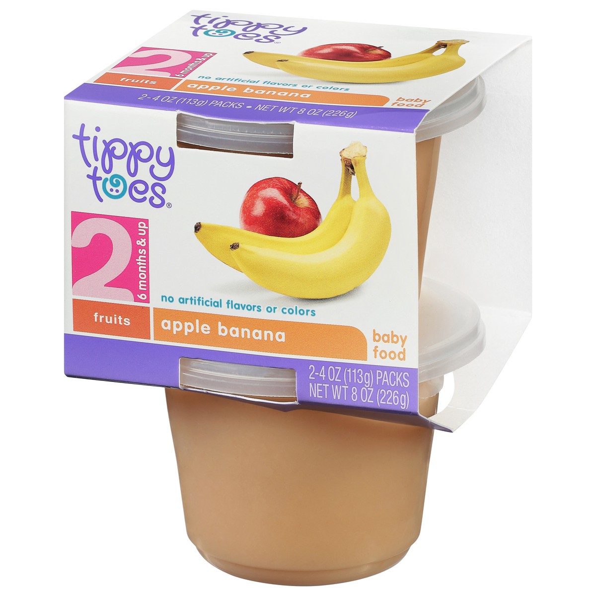 slide 2 of 11, Tippy Toes Apple Banana Baby Food, 2 ct; 4 oz