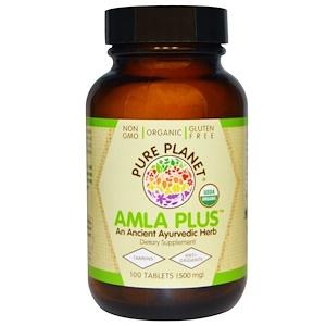 slide 1 of 1, Pure Planet Organic Amla Plus, 100 ct
