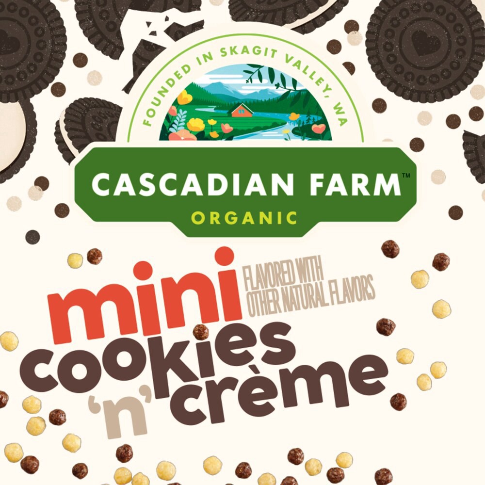 slide 6 of 6, Cascadian Farm Cookie N Crme Cereal, 10.7 oz