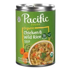 Pacific Foods Organic Chicken and Wild Rice Soup, 16.3 oz