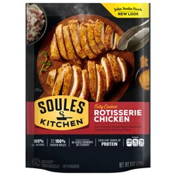 Soules Kitchen Rotisserie Chicken, 6 oz, Refrigerated