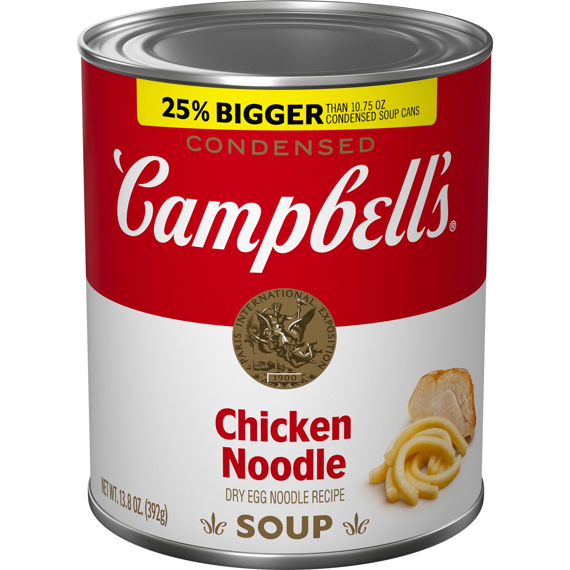 slide 1 of 9, Campbell's Condensed Chicken Noodle Soup Dry Egg Noodle Recipe, 13.8 oz Can, 13.8 oz