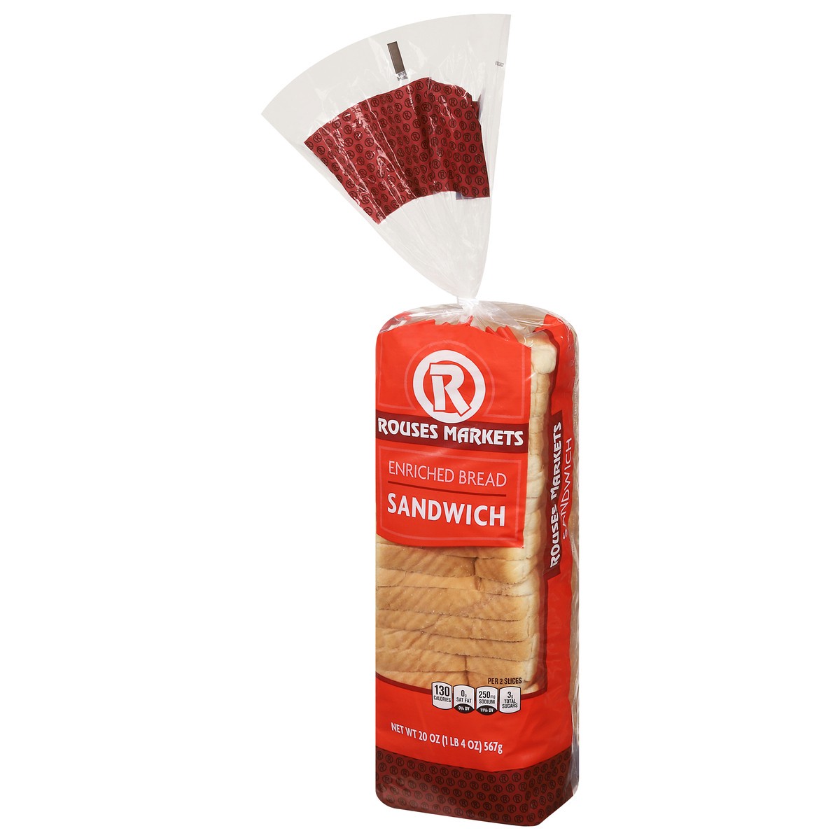 slide 8 of 9, Rouses Markets Sandwich Enriched Bread 20 oz, 20 oz