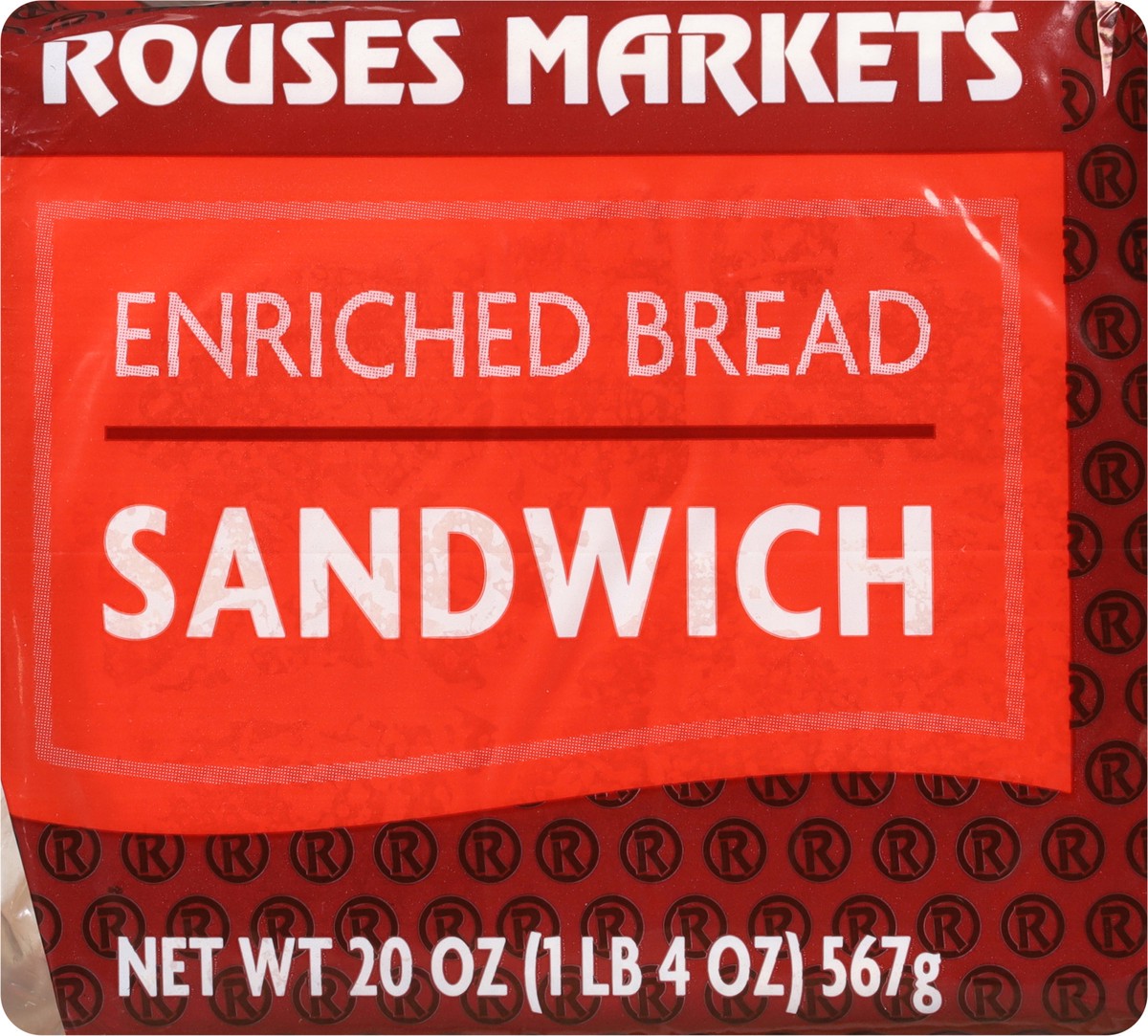 slide 3 of 9, Rouses Markets Sandwich Enriched Bread 20 oz, 20 oz