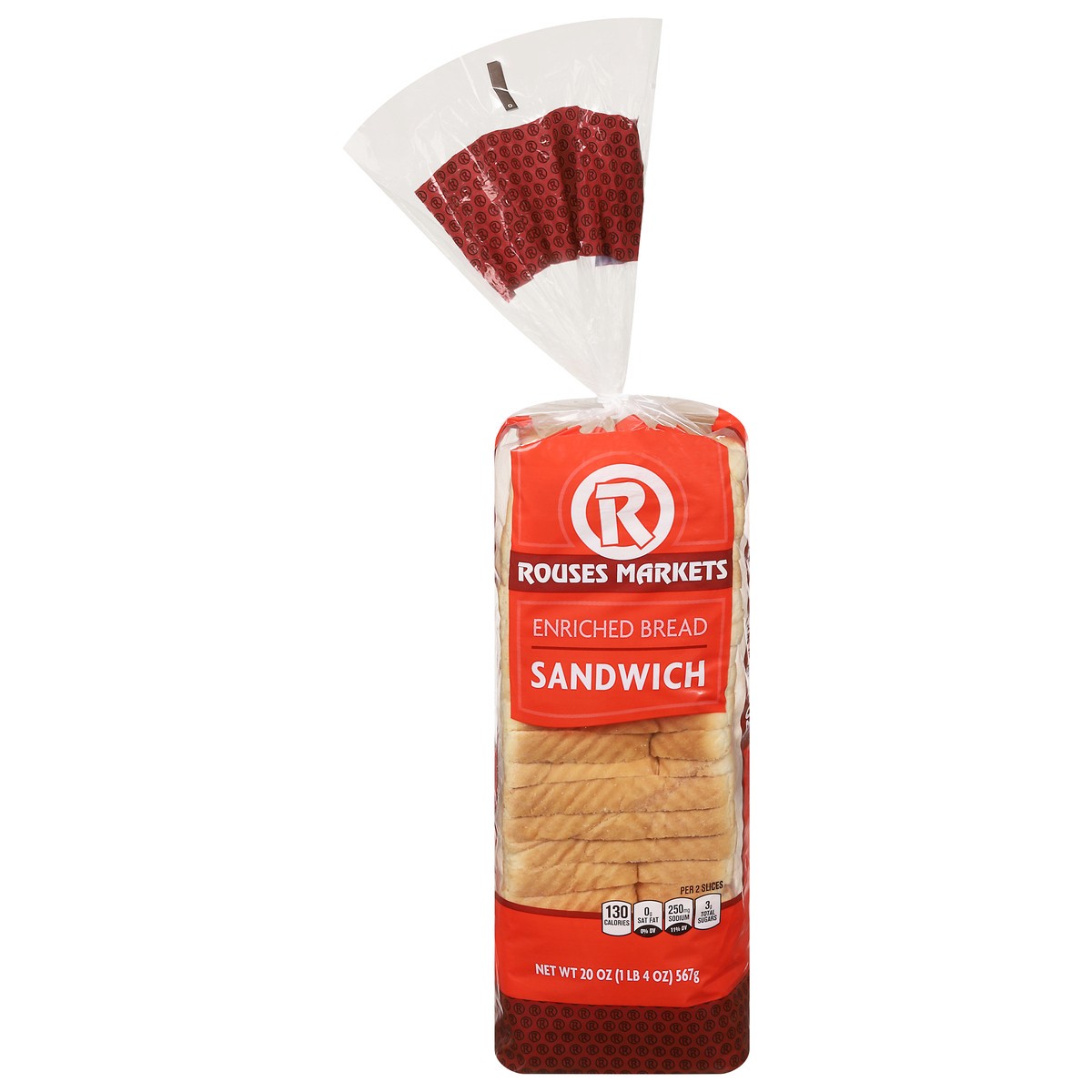 slide 1 of 9, Rouses Markets Sandwich Enriched Bread 20 oz, 20 oz