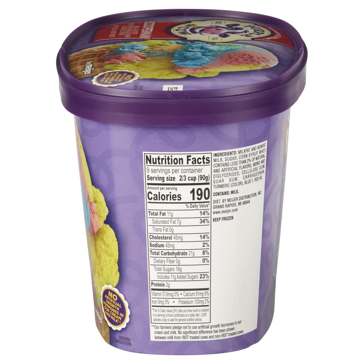 slide 3 of 3, Purple Cow Scooperman Ice Cream, 1.5 qt