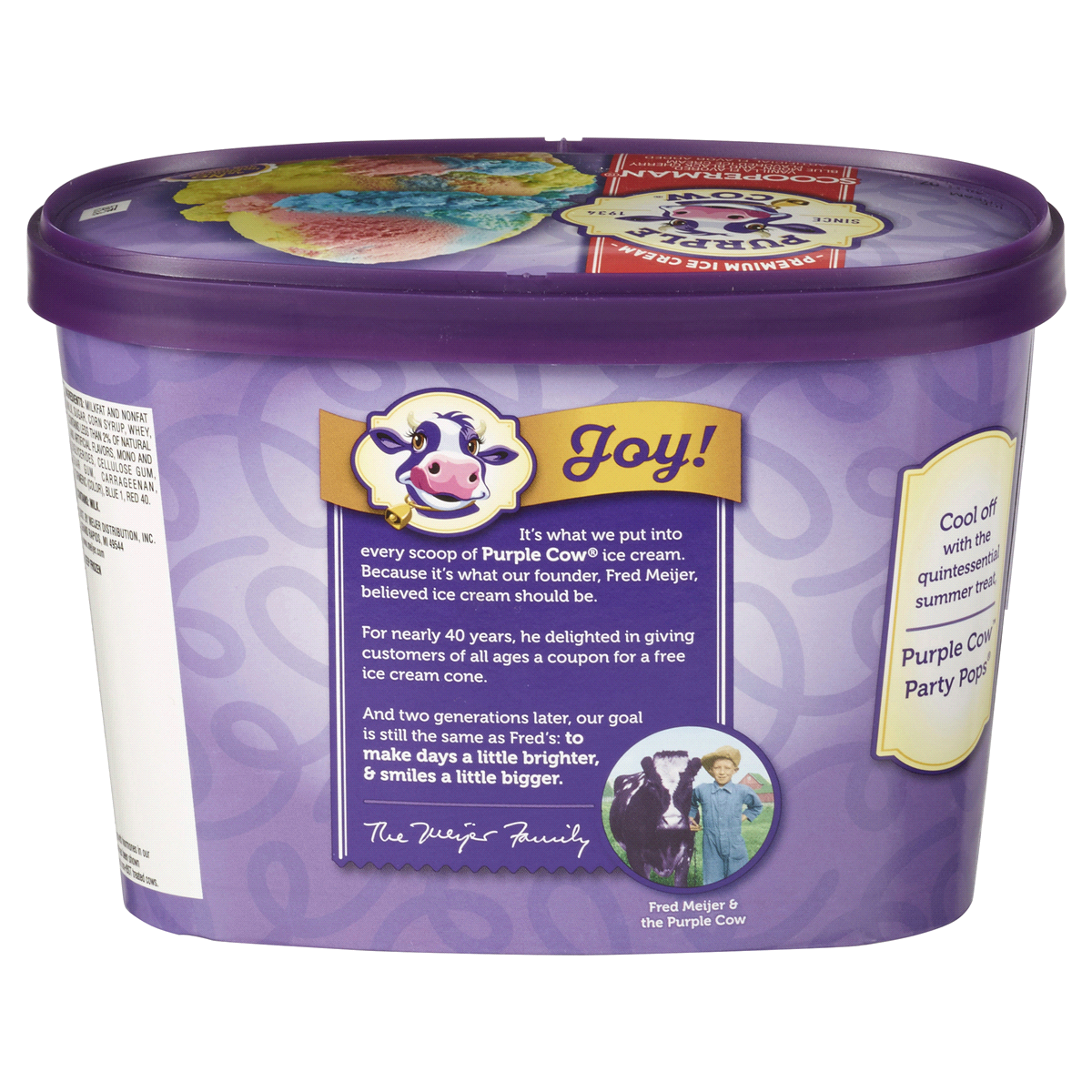 slide 2 of 3, Purple Cow Scooperman Ice Cream, 1.5 qt