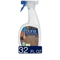 Bona Cleaning Products Wood Cleaner Spray + Mop Multi-Purpose Floor Cleaner Unscented