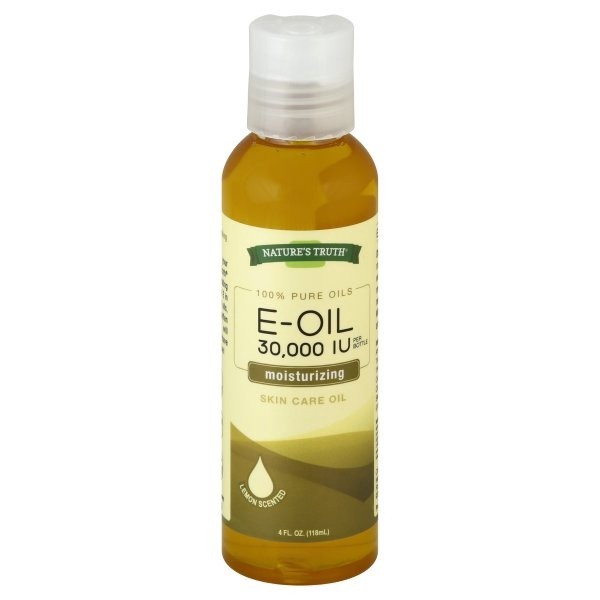 slide 1 of 4, Nature's Truth Moisturizing 30,000 IU Lemon Scented E-Oil 4 fl oz, 4 fl oz