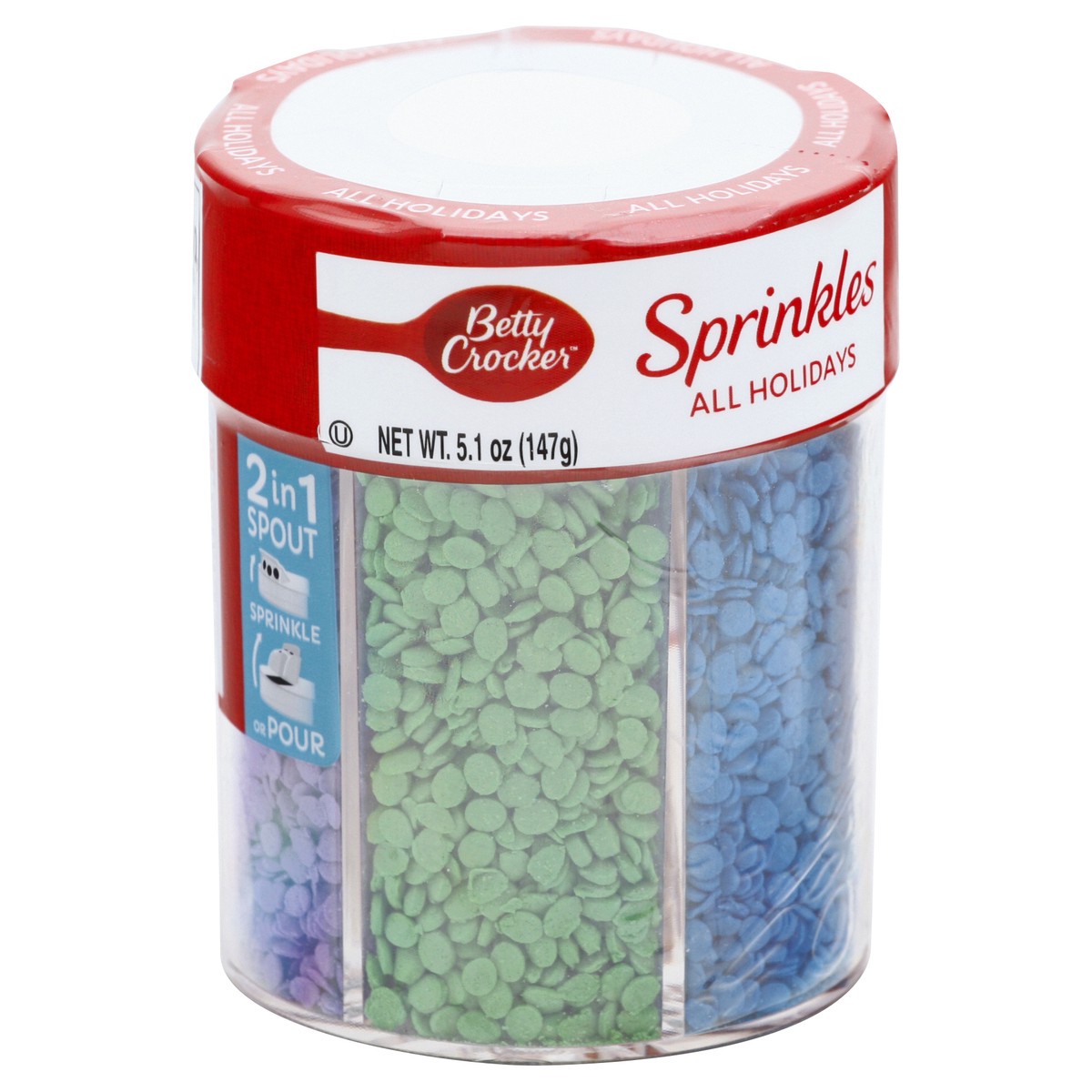 slide 2 of 12, Betty Crocker All Holidays Sprinkles 5.1 oz, 5.1 oz