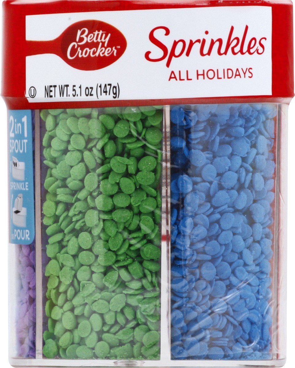 slide 1 of 12, Betty Crocker All Holidays Sprinkles 5.1 oz, 5.1 oz