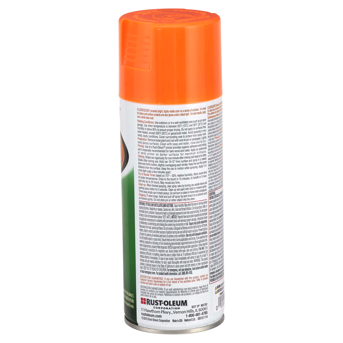 slide 9 of 9, Rust-Oleum Specialty Fluorescent Spray Paint - 1954830, Fluorescent Orange, 11 oz