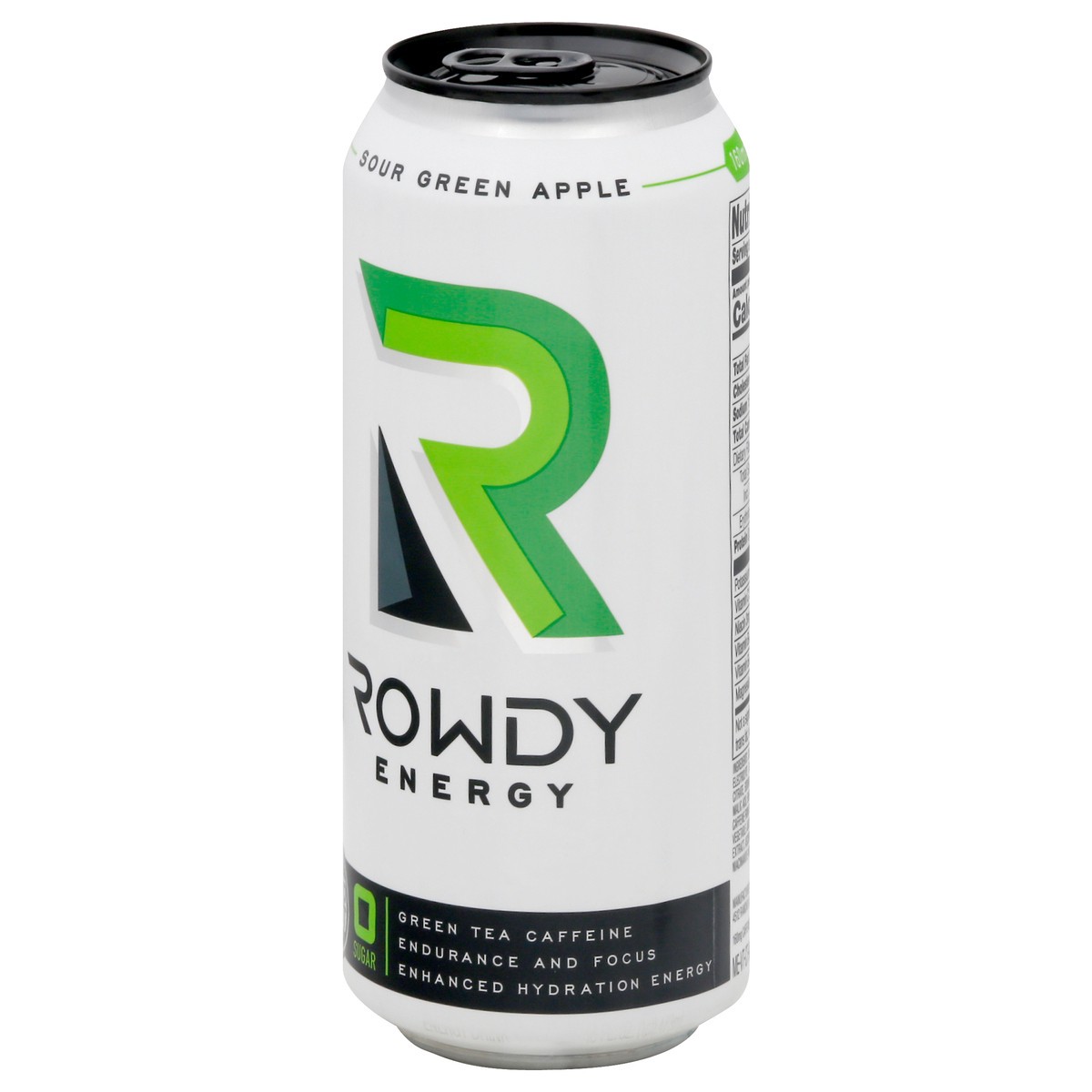 slide 7 of 12, Rowdy Energy Sour Green Apple Energy Drink 1 ea, 1 ct