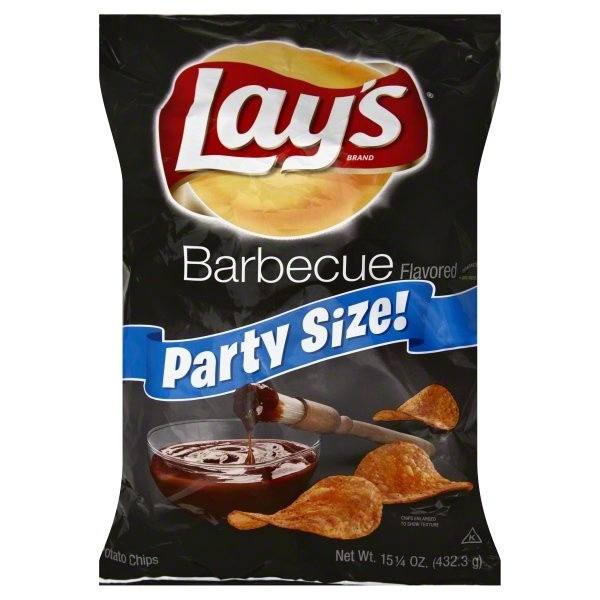 slide 1 of 3, Lay's Barbecue Potato Chips, 15.25 oz