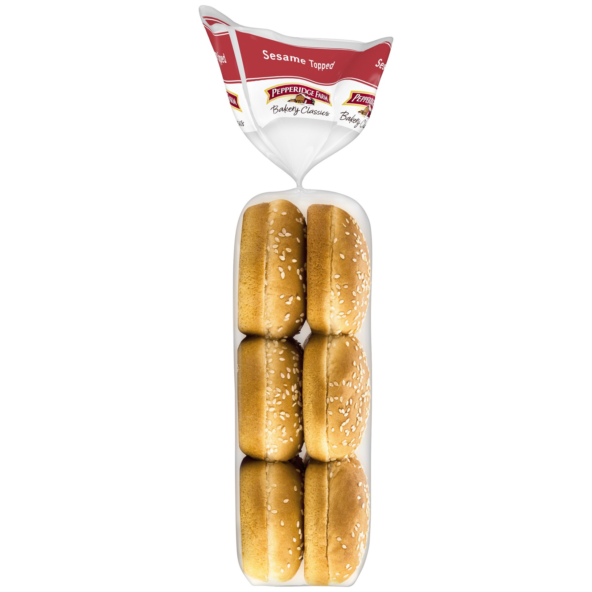 slide 5 of 5, Pepperidge Farm Bakery Classics Sesame Topped Slider Buns, 15.5 oz. Bag, 12-pack, 12 ct