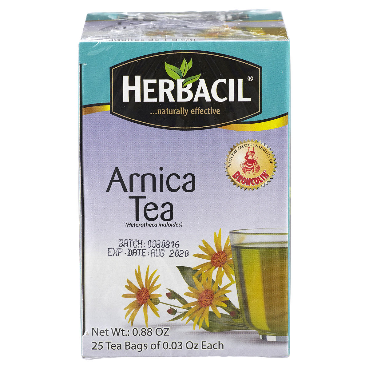 slide 1 of 1, Herbacil Arnica Tea Bags, 25 ct