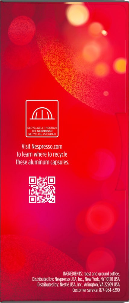 slide 4 of 4, Nespresso Holiday Blend Vertuo Box - 98g, 98 gram