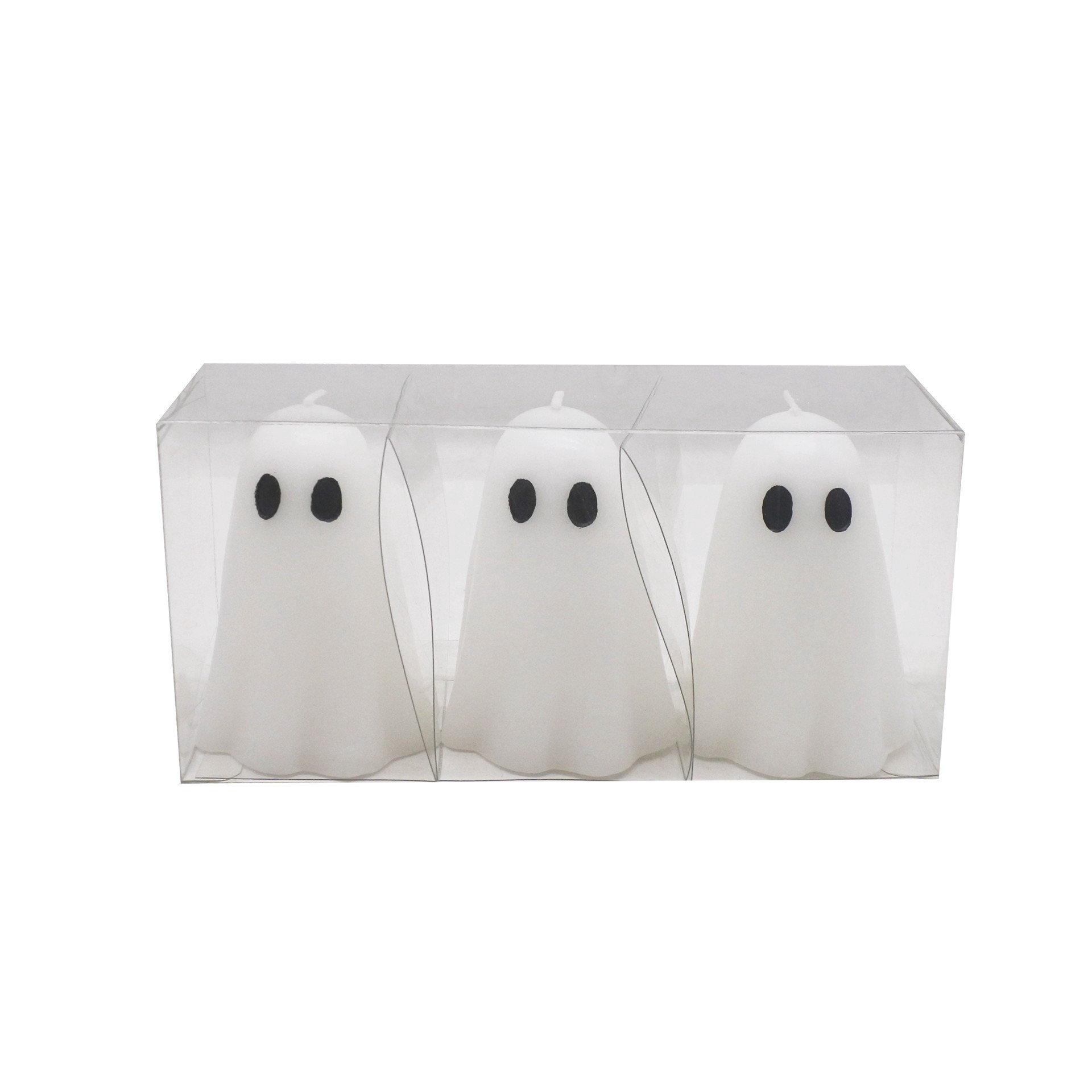 slide 3 of 3, 3" Unscented Ghost Candles, 3ct. By Ashland, 3 ct