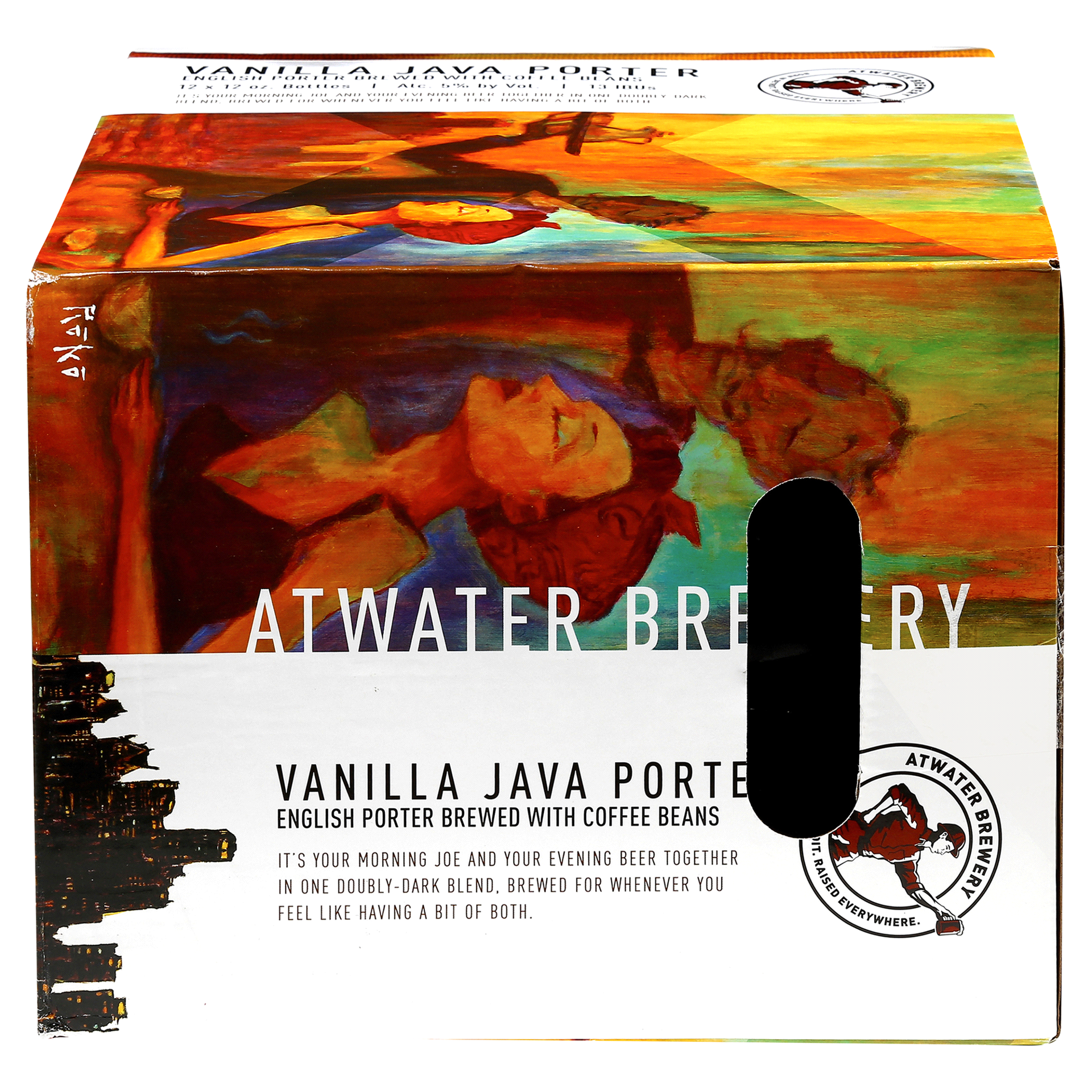 slide 2 of 21, Saltwater Brewery Atwater Vanilla Java Porter Craft Beer, 5% ABV, 12 pack, 12-oz beer cans, 288 oz