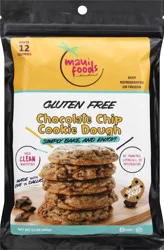 Maui Foods Gluten Free Chocolate Chip Cookie Dough 12 oz
