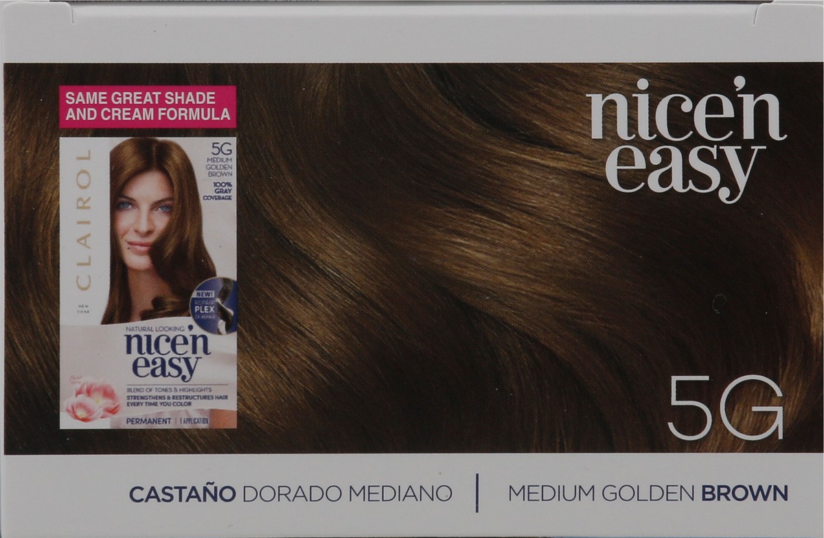 slide 5 of 12, Nice’n Easy Clairol Nice 'N Easy 5G Medium Golden Brown, 1 ct