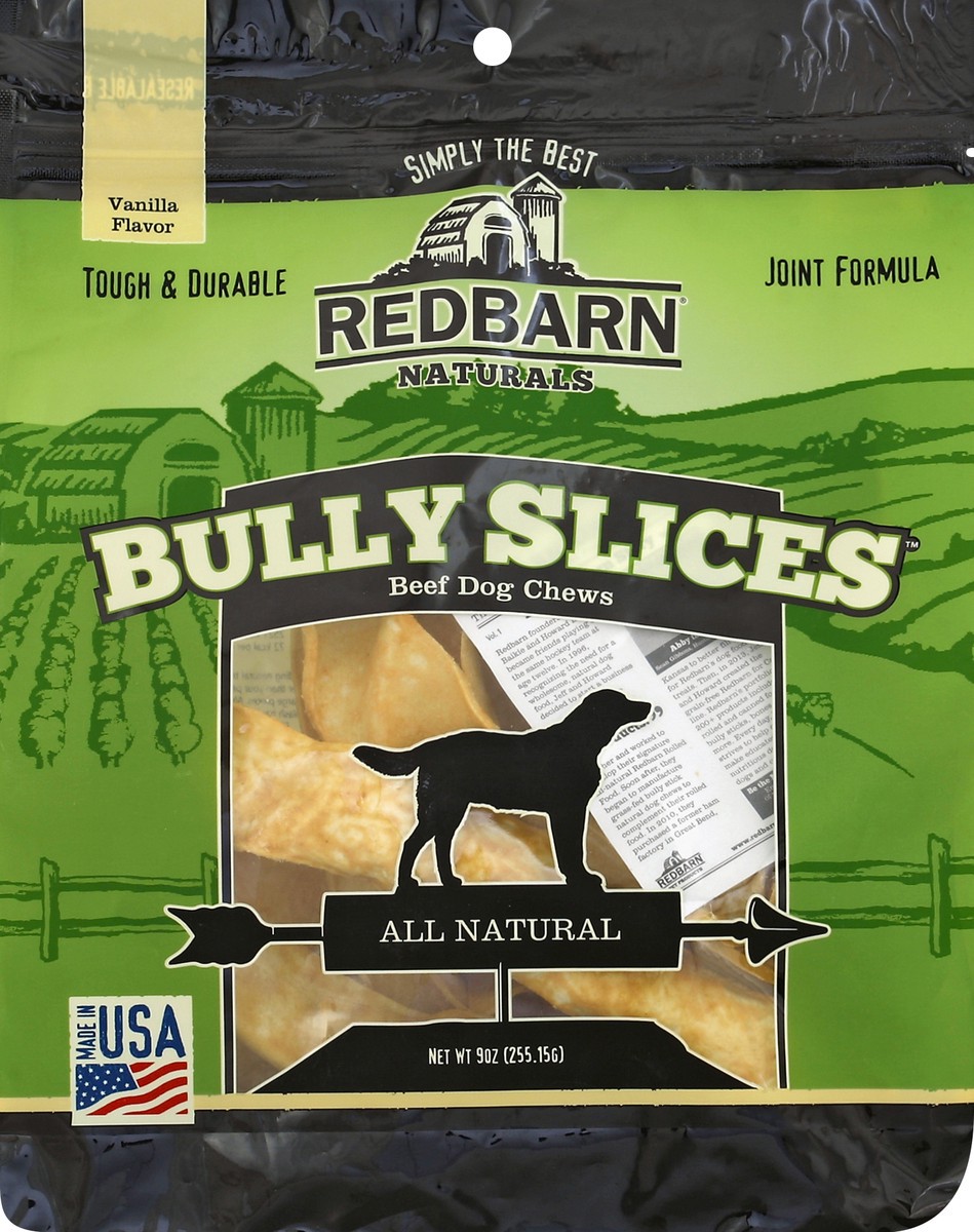 slide 4 of 4, Redbarn Red Barn Bully Slice Vanilla, 9 oz