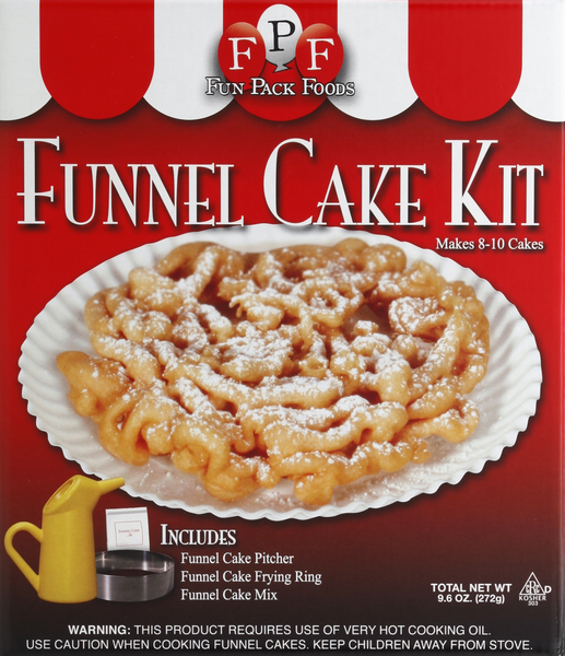 slide 1 of 4, Fun Pack Foods Funnel Cake Kit, 1 ct