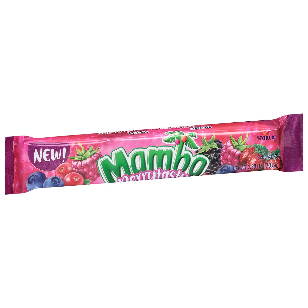 slide 2 of 9, Storck Mamba Berrytasty Fruit Chews, 2.8 oz