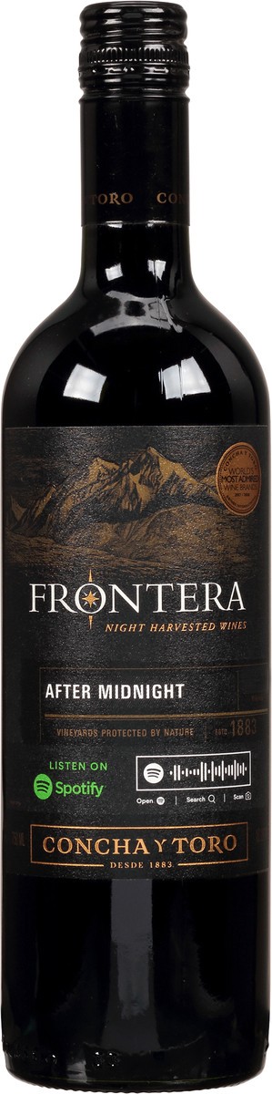 slide 1 of 12, Frontera Frontera"after Midnight" Red Blend, 750 ml