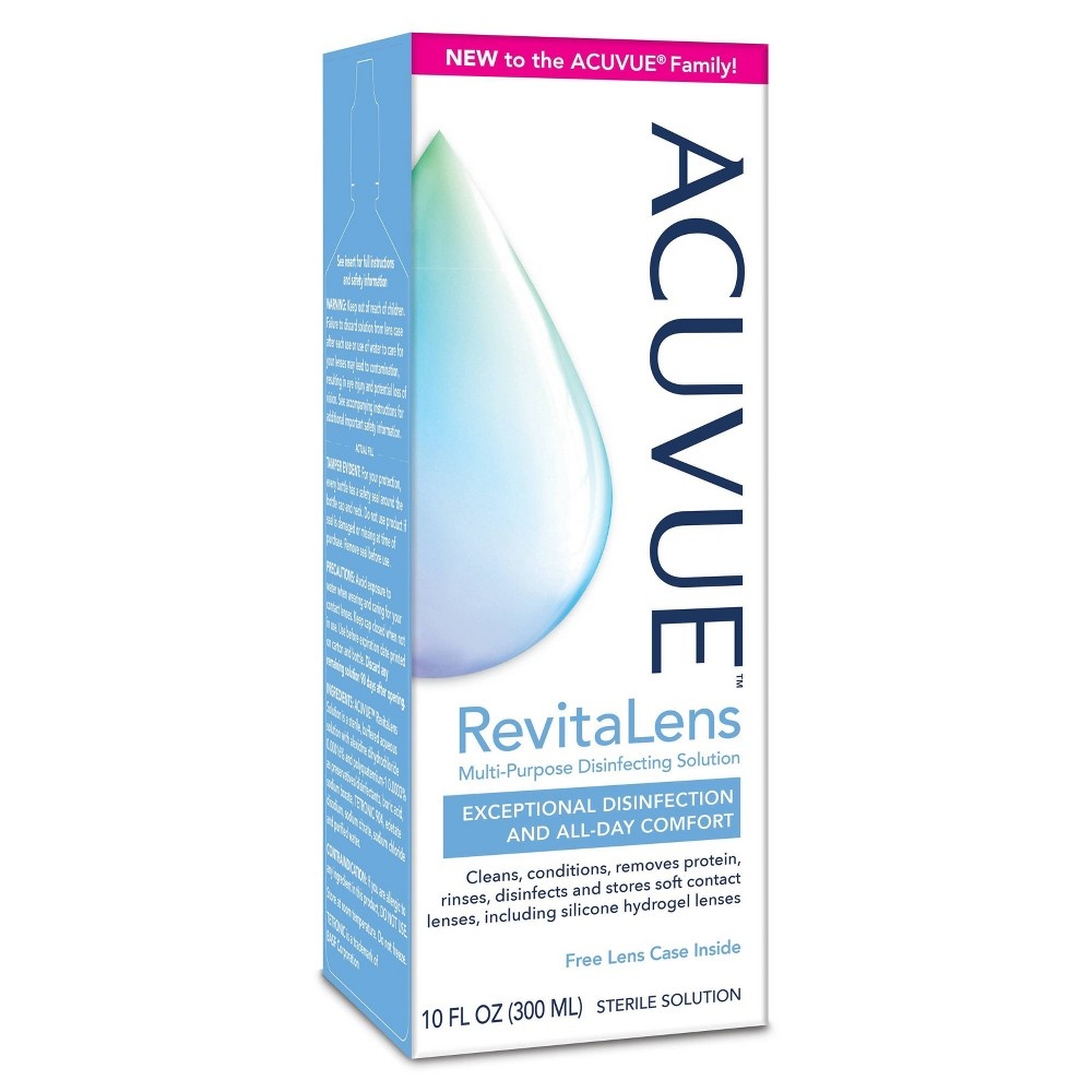 slide 2 of 3, Acuvue Revitalens Multi-Purpose Disinfecting Solution, 10 oz