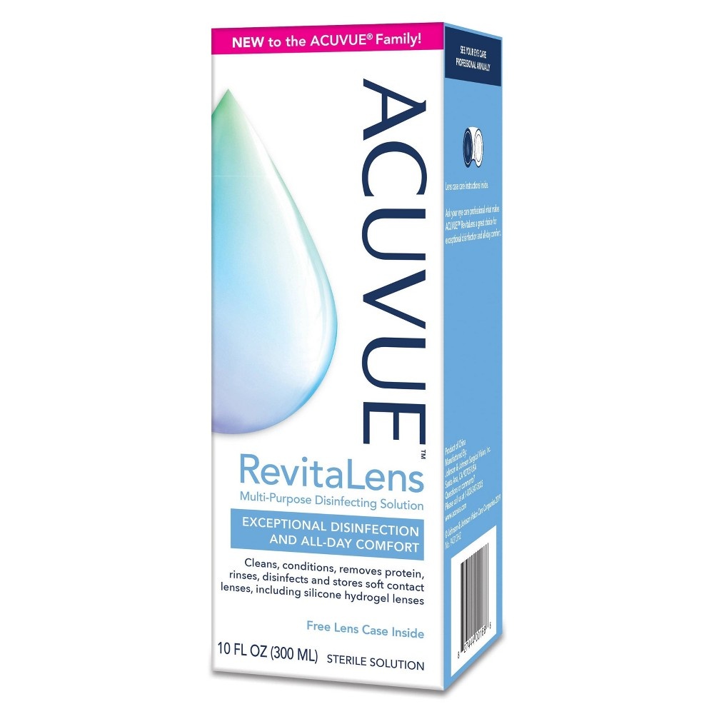 slide 3 of 3, Acuvue Revitalens Multi-Purpose Disinfecting Solution, 10 oz