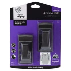 Decorative Hooks Black - High & Mighty