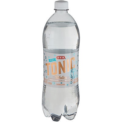 slide 1 of 1, H-E-B Diet Tonic Water, 33.8 oz