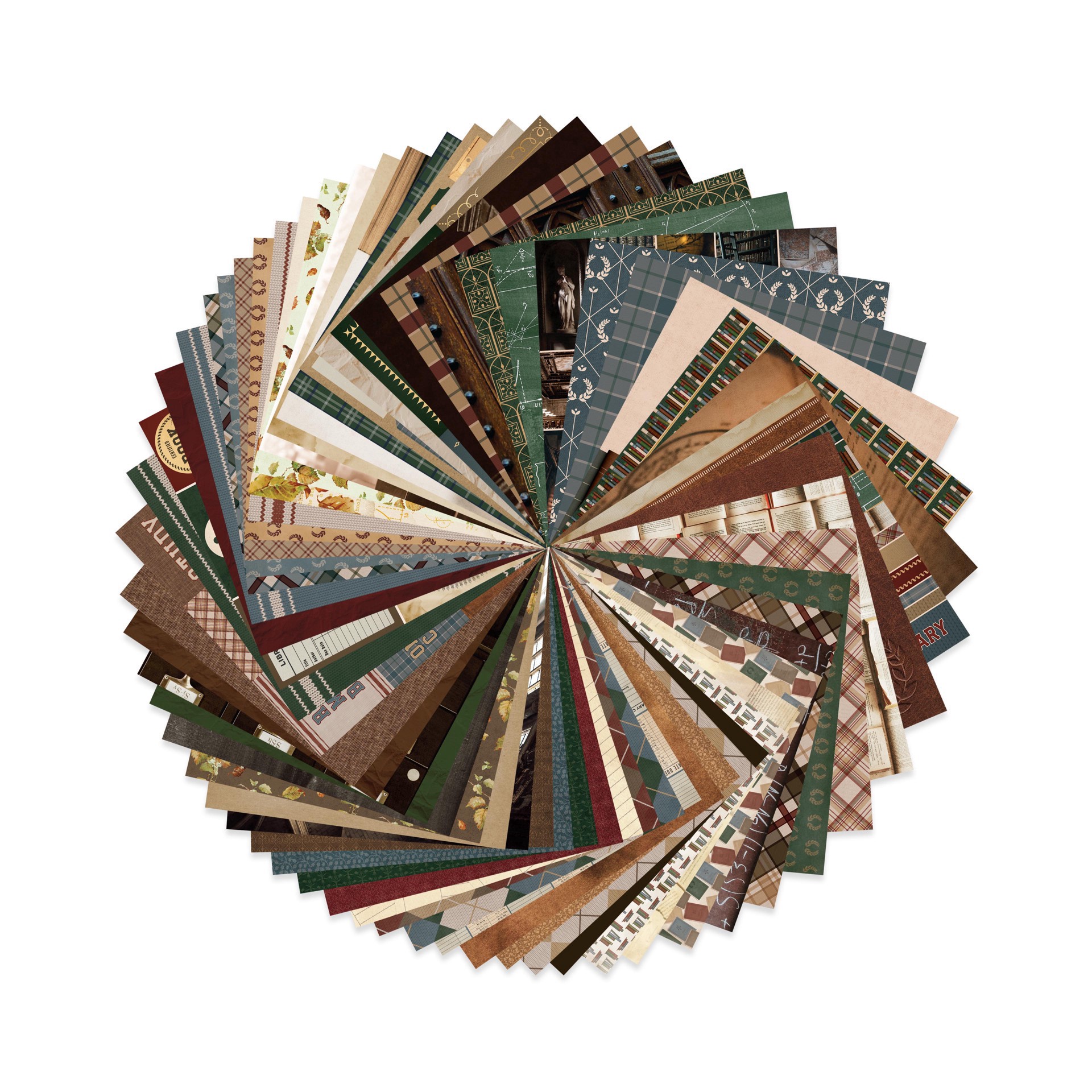 slide 2 of 5, 12" X 12" Academia Paper Pad By Recollections, 180 Sheets, 12 in x 12 in