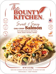 The Bounty Kitchen Sweet & Spicy Chili Crisp Salmon Meal, 12 oz