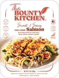 The Bounty Kitchen Sweet & Spicy Chili Crisp Salmon Meal, 12 oz