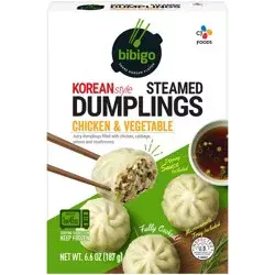 BIBIGO Steamed Dumplings Chicken and Vegetable