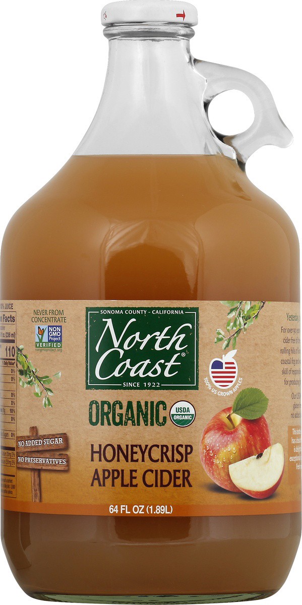 slide 4 of 7, North Coast Honey Crist Apple Cider .5 Gallon, 64 fl oz