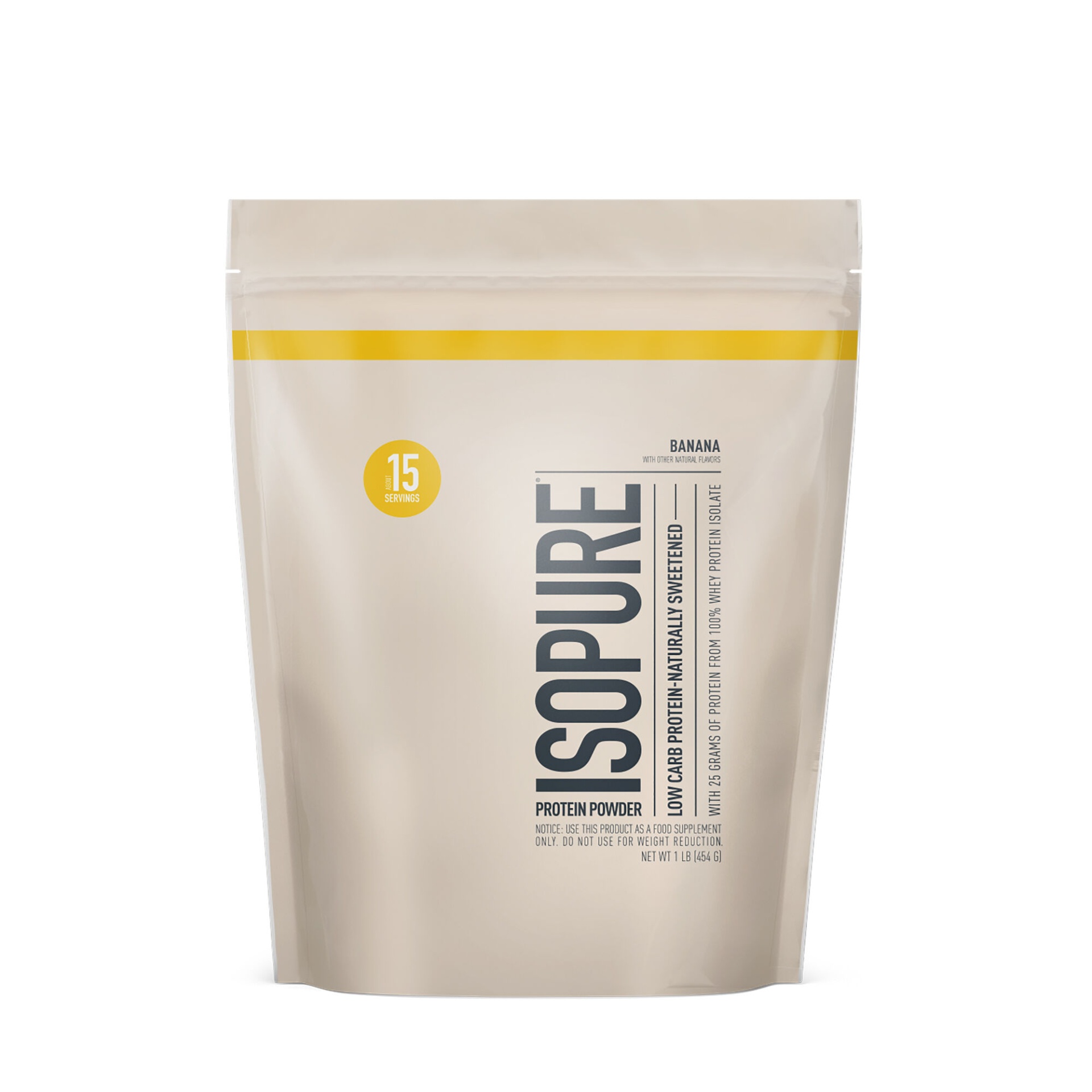 slide 1 of 1, Isopure Low Carb Protein Powder - Banana, 1 ct