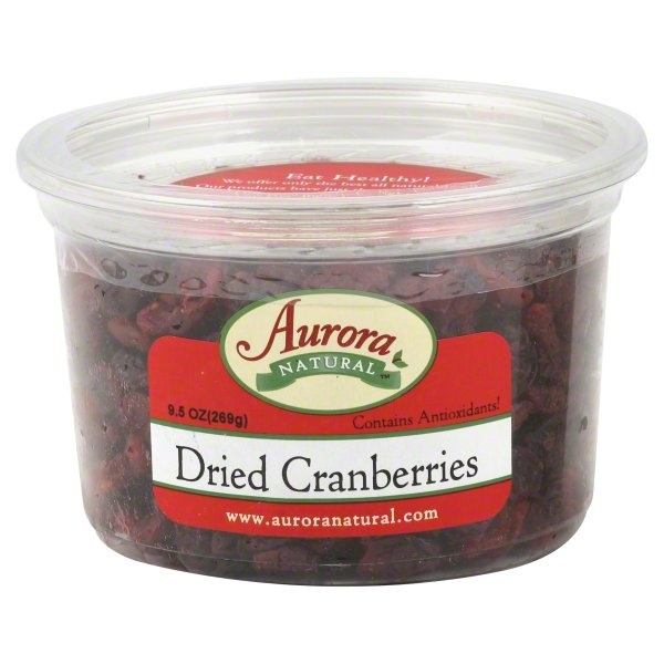 slide 1 of 1, Aurora Natural Cranberries, 9.5 oz