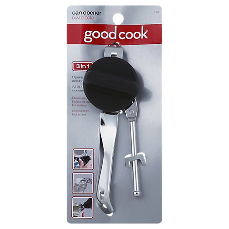 slide 1 of 1, Good Cook Can Opener 3 In 1 - Each, 1 ct