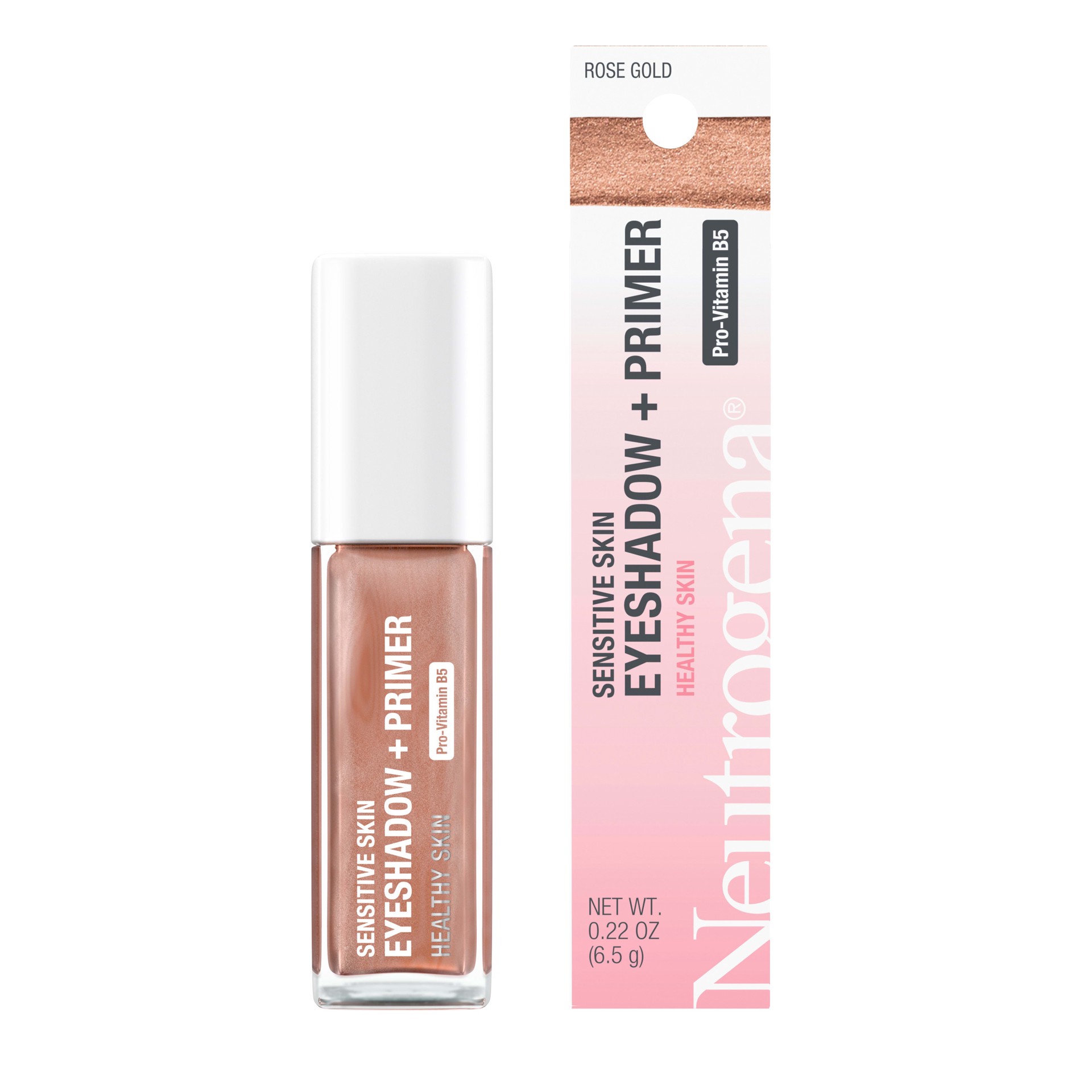 slide 2 of 9, Neutrogena Sensitive Skin Eyeshadow + Primer set, Longwearing & Lightweight Formula - Gold - 0.2 fl oz, 6.50 g