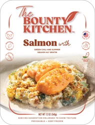 The Bounty Kitchen Salmon with Green Chili and Summer Squash Au Gratin, 12 oz